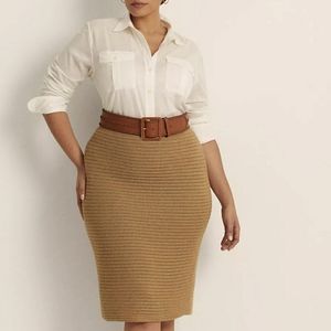Lauren By Ralph Lauren Rishono‎ Mid Pencil Skirt.  SIZE 2X